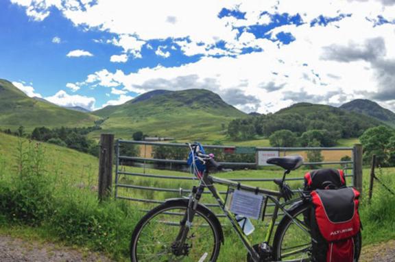 Glen Lochy and bike, Scotland cycling holiday operator