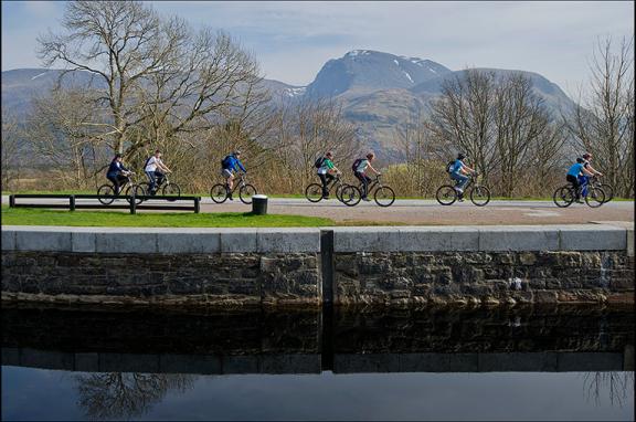 Caledonian Canal cycling trips (c)Peter Sandground