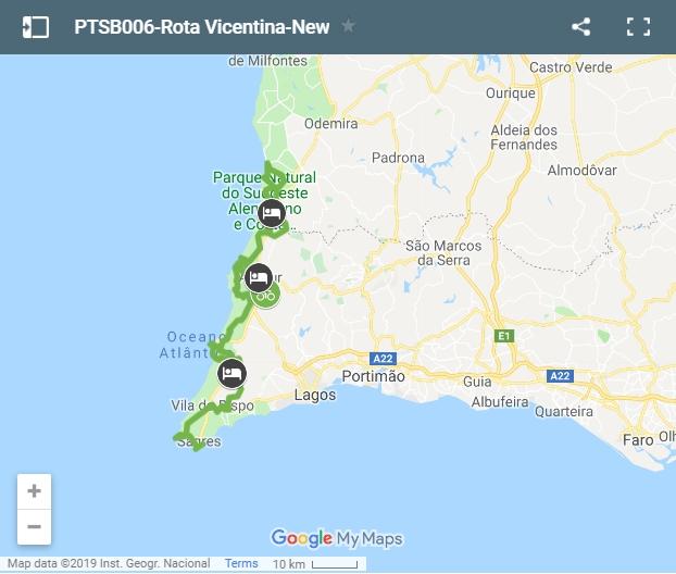 PTSB006-Algarve & Alentejo cycling-map