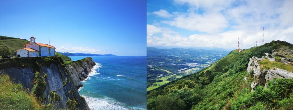 Coast and inland Camino del Norte